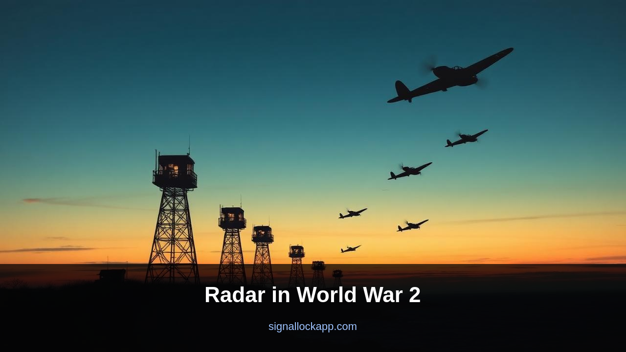 İkinci Dünya Savaşı'nda Radar — Modern Savaşı Şekillendiren Beş Yıl