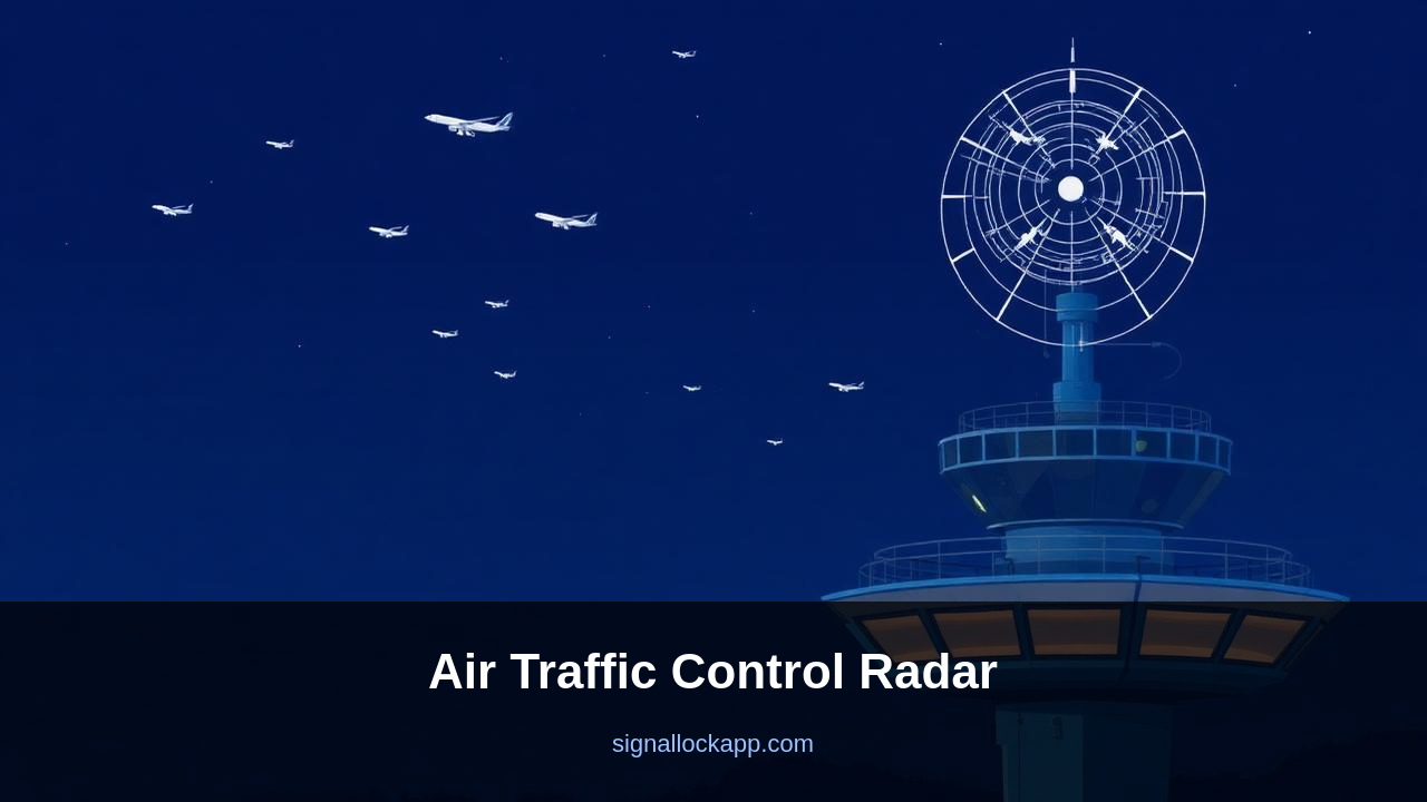Hava Trafik Kontrol Radarı — İki Radar, Bir Gökyüzü, Sıfır Çarpışma