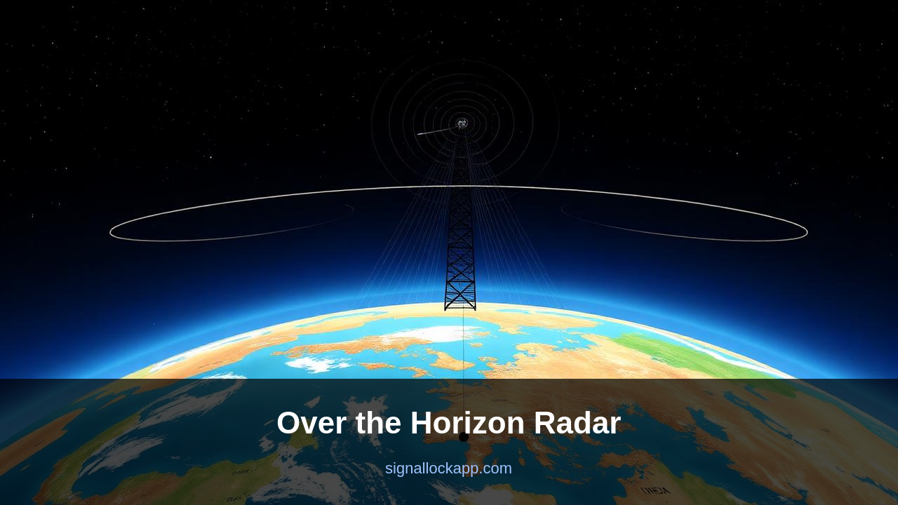 Over-The-Horizon Radar — Seeing 3,000 km Away by Bouncing Off the Sky