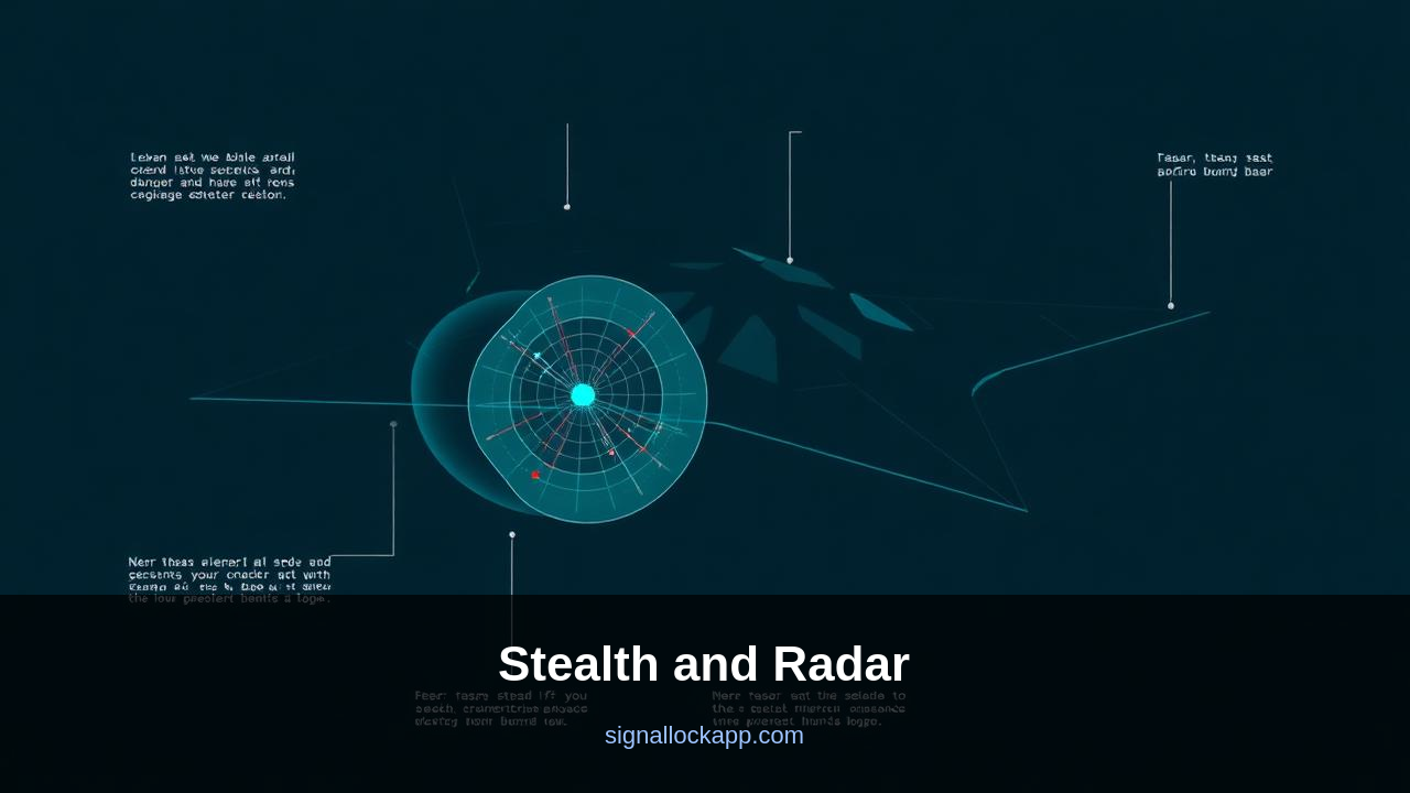Stealth and Radar — How Aircraft Hide From Microwaves
