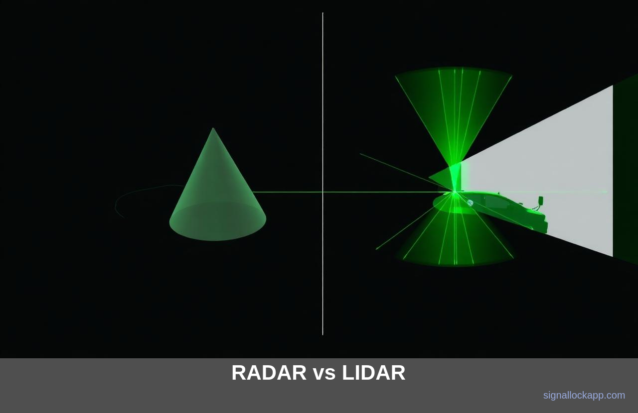 Radar vs LiDAR — Two Sensors, Two Different Jobs
