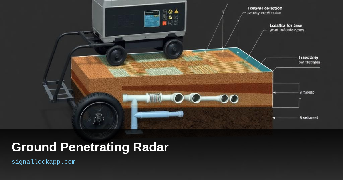 Yer Penetrasyonlu Radar — Toprak, Beton ve Buzun İçinden Görmek