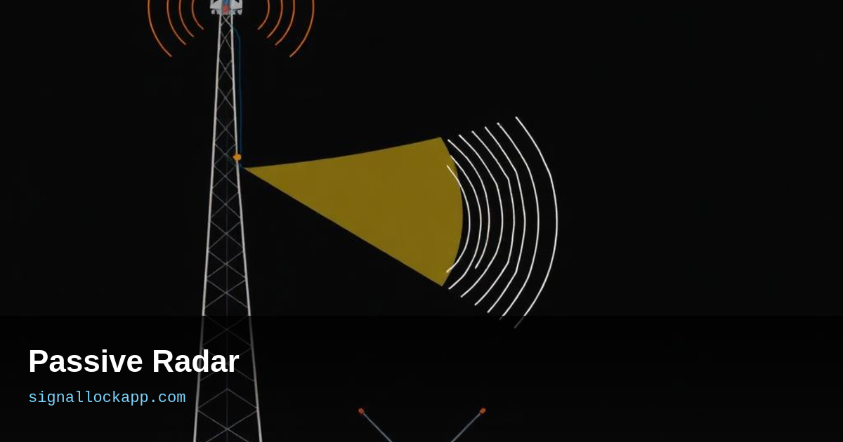 Passive Radar — Detection Without Transmission