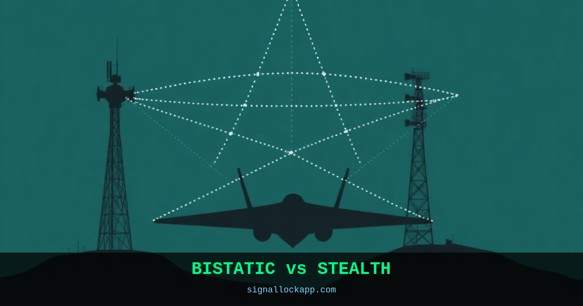 Bistatik Radar — Gizliliği Yenen Geometri