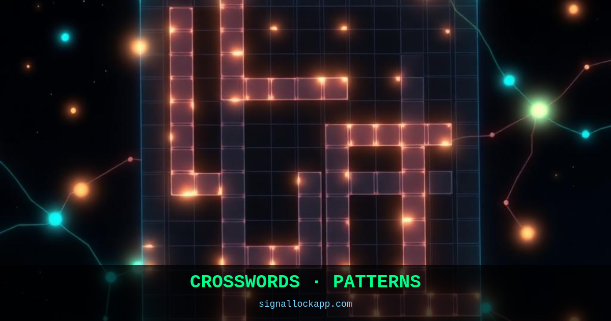 Crosswords and Pattern Recognition — Training the Brain's Radar