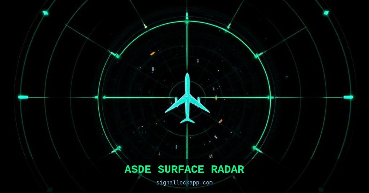 Airport Surface Radar — Keeping Taxiways Safe in Fog