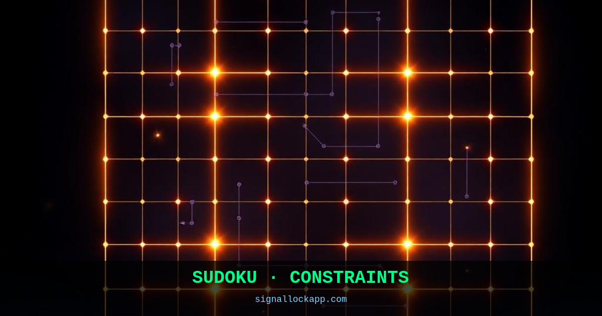 Sudoku als Constraint-Problem — Wie ein Solver denkt