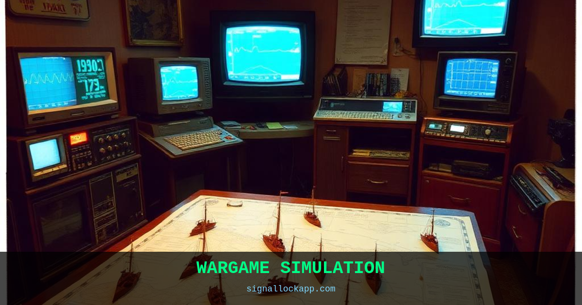 Wargames und Radarsimulation — Wie Kriegsspiele die Doktrin formten