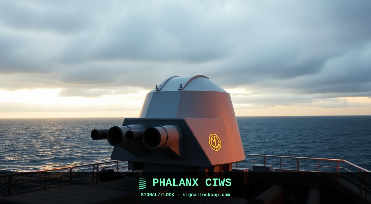 Phalanx CIWS — Die letzten 1,5 km der Marineverteidigung